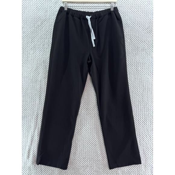 Figs Scrubs Mens M Black Pisco Basic Pants Four Way Stretch Straight Leg PullOn - Picture 1 of 14